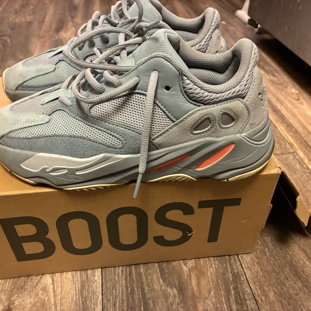 Adidas Yeezy Boost 700 in Gray and Orange